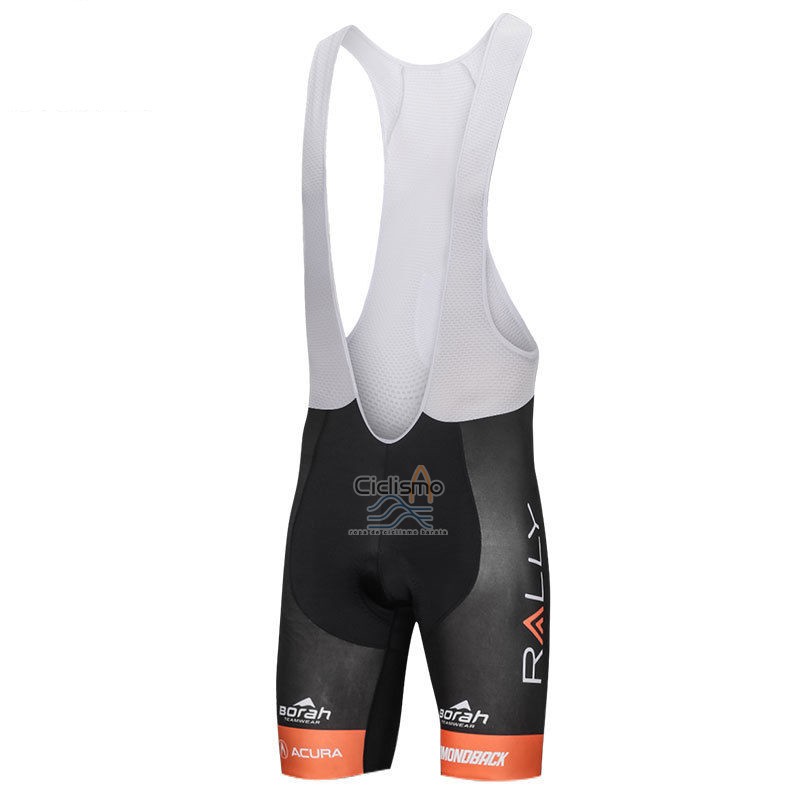 Rally Ropa Ciclismo Culotte Corto 2018 Hombre Mangas Cortas Naranja